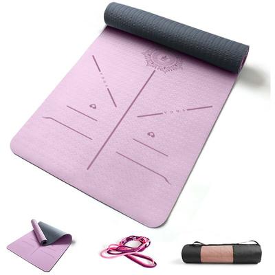 Fp-tech - tappetino da yoga imbottito antiscivolo fitness pilates