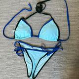 American Eagle Outfitters Swim | Euc American Eagle Bathing Suit | Color: Blue/Green | Size: 4