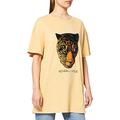 KENDALL & KYLIE Women's K&K W Active LONGFIT T-Shirt Tiger KKW351637, Beige, X-Large (Pack of 8)