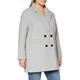 Pimkie Women's MTW20 CSPHYNX Wool Blend Coat, Medium Grey, XS