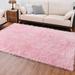 Pink 59.05 x 2.5 in Area Rug - Everly Quinn Dosie Handmade Shag Area Rug Sheepskin/Faux Fur | 59.05 W x 2.5 D in | Wayfair