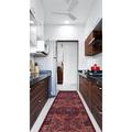 Red 26 x 0.4 in Area Rug - Langley Street® Oriental Medalion Navy & Canvas Backing Hotel Quality Rug Nylon | 26 W x 0.4 D in | Wayfair