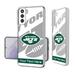 New York Jets Personalized Tilt Design Galaxy Clear Case