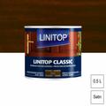 Linitop - Lasure de protection décorative Classic Chêne foncé satin 0,5L