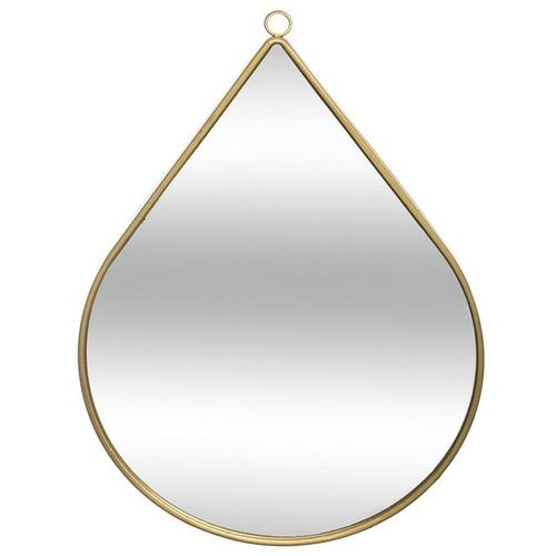Atmosphera - Miroir métal goutte 28x39 cm