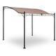 Uniprodo - Tonnelle De Jardin Terrasse Pergola Tente Pavillon Réception Toile Beige 2,6x3m