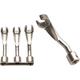 Bgs Technic - Jeu de clés à pipe à tuyauter, ouvertes 12,5 mm (1/2) 14 / 17 / 19 mm
