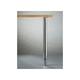 Pied de table extensible MANART - 710 à 1100 mm - Ø 60 mm - Chrome - 20CHROME