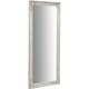 Miroir mural et suspendu vertical/horizontal L35xPR4xH82 cm finition argent antique