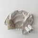 Ensemble de vêtements d'automne et d'hiver 2 pièces pour bébés filles et garçons survêtement pour