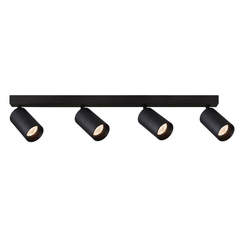 Spot Deckenleuchte MALGA 4 schwarz 4-flammig 4x GU10 EDO777350 EDO Image