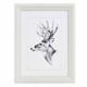 Woltu - Bilderrahmen Fotogalerie, Holz Rahmen, Glasscheibe, Artos Stil weiß 20x30 cm - weiß