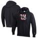 Men's Champion Black Wittenberg University Tigers Reverse Weave Fleece Pullover Hoodie