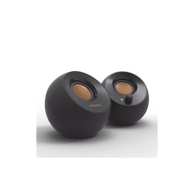Creative Pebble 2.0-Lautsprecher, 3,5-mm-Stereo-Klinke, USB-betrieben, schwarz Image