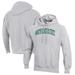 Men's Champion Heathered Gray NDSU Bison Reverse Weave Fleece Pullover Hoodie