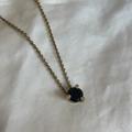 Kate Spade Jewelry | Kate Spade Black Pendant Necklace | Color: Black/Gold | Size: Os