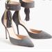 J. Crew Shoes | Jcrew Roxie Tassel Pumps In Grey 8.5 New Without Box | Color: Gray | Size: 8.5