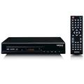 Lenco DVD-120 DVD-Player - HDMI und SCART Anschluss - USB Wiedergabe - MP3,MPG,MPEG4,AVI - Audio und Video Out - Fernbedienung -Schwarz, DVD-120BK, Kompakt