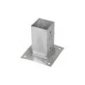Sud Bois - Support pied de poteau bois 70x70 / 7x7 à fixer galvanisé à chaud