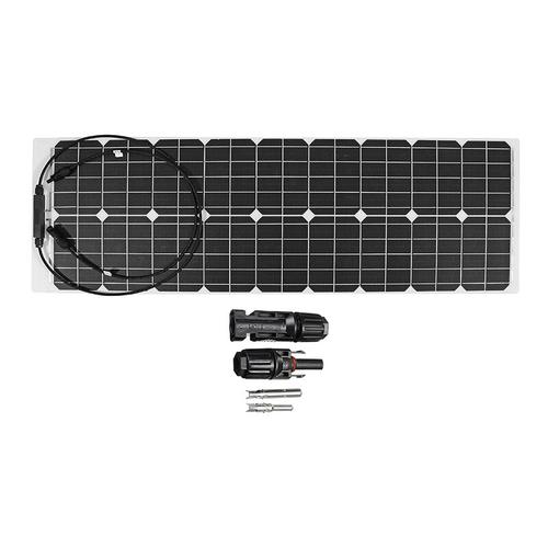 Manta – mustool Solarmodul Solarpanel 70W 18V Semi-Flexible Batterie Ladegerät Wohnmobil Garten