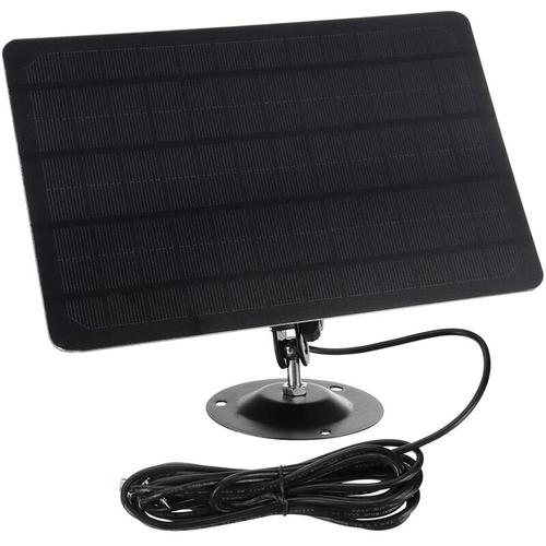 Micro-USB-Solarpanel 10W 5V 2000mAh 360-Grad-Drehung Wasserdichte Einkristall-Silikon-Solarplatte