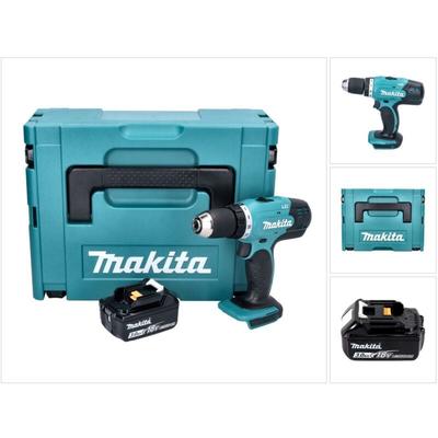 Ddf 453 F1J Akku Bohrschrauber 18 v 42 Nm + 1x Akku 3,0 Ah + Makpac - ohne Ladegerät - Makita Image
