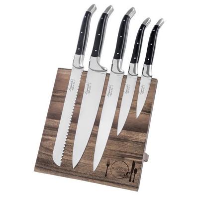 French Home 5-piece Laguiole Pakkawood Kitchen Knife Set