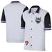 Men's Nike White/Black Sacramento Kings 2021/22 City Edition Therma Flex Showtime Short Sleeve Full-Snap Collar Jacket