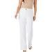 Plus Size Women's Tummy Control Bi-Stretch Bootcut Pant by Jessica London in White (Size 22 W)