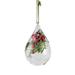 Northlight Seasonal 6" Cluster Teardrop Glass Cloche Christmas Ornament Glass in Red/Green | 6 H x 3 W x 3 D in | Wayfair NORTHLIGHT TR01859 A