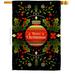 The Holiday Aisle® Cloyse 2-Sided Polyester 3.3 X 2.3 ft. House Flag in Black | 40 H x 28 W in | Wayfair 2397D10328D043E891D29692D4FE3CF1