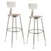 National Public Seating Heavy Duty Lab Stool Manufactured Wood/Metal in Gray | 24 H x 14 W x 14 D in | Wayfair 6224B/2
