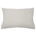 Everly Quinn Fetherston Textured Farmhouse Handmade Linen Pillow Cover & Insert /Down/Feather/Linen in Gray | 16 H x 24 W x 2.5 D in | Wayfair