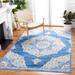 Blue/Gray 48 x 0.31 in Indoor Area Rug - Langley Street® Evart 802 Area Rug In Blue/Grey, Polypropylene | 48 W x 0.31 D in | Wayfair