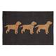 "Liora Manne Frontporch Yellow Labs Indoor/Outdoor Rug Charcoal 1'8"" x 2'6"" - Trans Ocean FTP12457547"