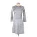 Gap Casual Dress - Sweater Dress: Ivory Stripes Dresses - Women's Size X-Small