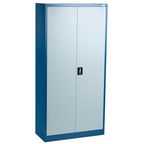 armoire d'atelier - hauteur 1850 mm bleu - manutan expert