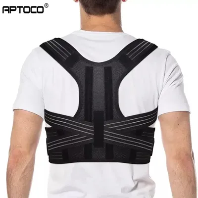 Aptoco-Ceinture de soutien dorsal pour hommes et femmes bretelles unisexes posture initiée