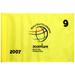 PGA TOUR Event-Used #9 Yellow Pin Flag from The Accenture Match Play Championship on February 21st to 25th 2007