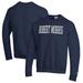 Men's Champion Navy Robert Morris Colonials Eco Powerblend Crewneck Sweatshirt