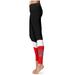 Women's Black Arkansas State Red Wolves Color Block Yoga Leggings