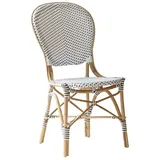 Sika Design Isabell Rattan Bistro Side Chair - 9180CPWH