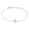 Bracelet Hervelina Argent Blanc Oxyde De Zirconium