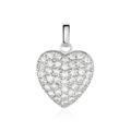 Pendentif Amelot Argent Blanc Oxyde De Zirconium