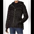 Jessica Simpson Jackets & Coats | Jessica Simpson Packable Hooded Puffer Jacket In Black Size M Nwt. | Color: Black | Size: M