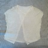 Lululemon Athletica Tops | Lululemon Flowy Top | Color: Cream | Size: 4