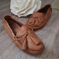 Coach Shoes | Coach "Nadia" Driving Moccasins Driver Loafers W/ Tassles 6 | Color: Brown/Tan | Size: 6