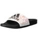 Adidas Shoes | Adidas Adilette Comfort Slides Sandals Fv6332 Size 9 Floral | Color: Black | Size: 9