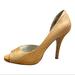 Jessica Simpson Shoes | Jessica Simpson Snake Nude Peep Toe Heels Size 10 | Color: Cream/Tan | Size: 10