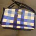 Kate Spade Bags | Kate Spade Blue Checkered Coated Canvas Grove Street Millie Crossbody Bag | Color: Blue/White | Size: Os